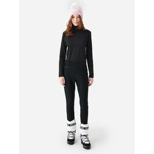 Erin‎ Snow Phia Ski Pants Stirrup Schoeller Fabric Black Womens 10